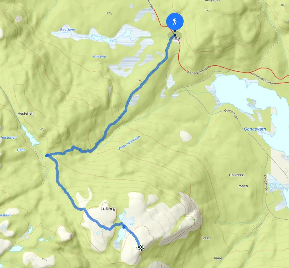 Vindmøllesti Løypetrase Kart Hjemmeside